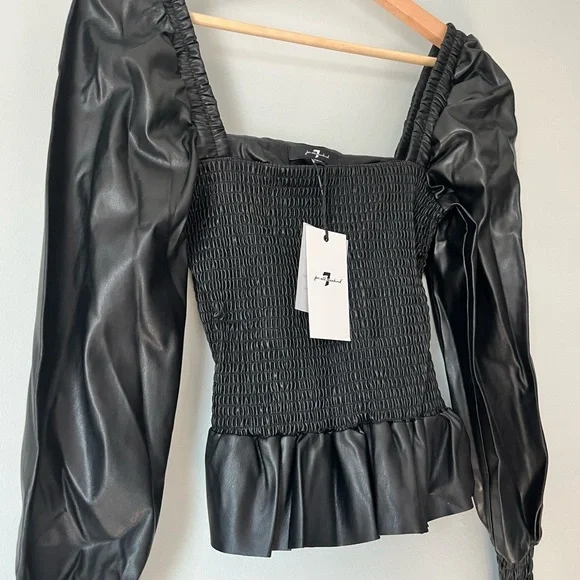 NWT leather shirt! - Picture 1 of 3